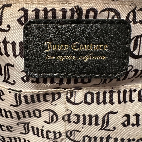 Juicy Couture Embossed Black Backpack - Picture 7 of 10